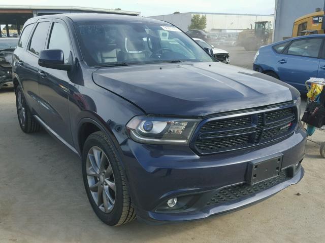 1C4RDHAG6EC598669 - 2014 DODGE DURANGO SX BLUE photo 1