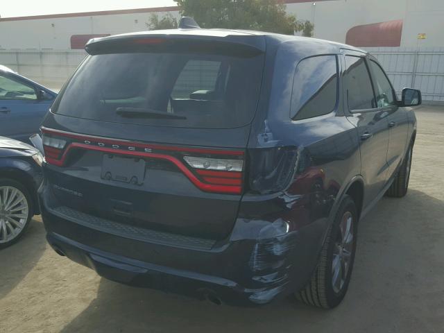 1C4RDHAG6EC598669 - 2014 DODGE DURANGO SX BLUE photo 4