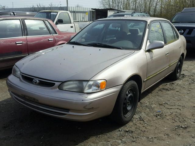 1NXBR18E9WZ007742 - 1998 TOYOTA COROLLA VE BEIGE photo 2