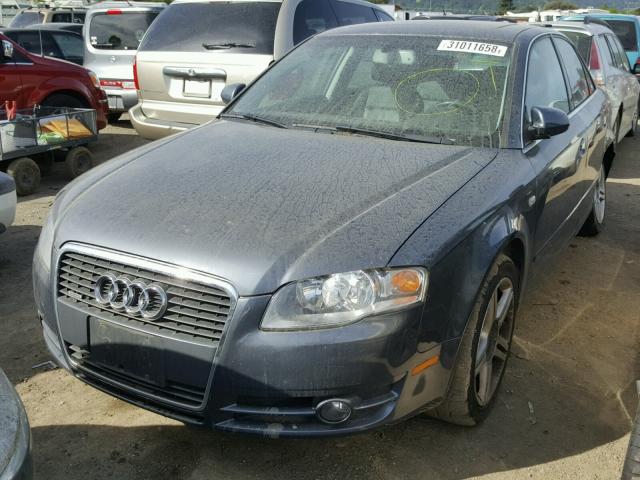 WAUDF78E96A166512 - 2006 AUDI A4 2.0T QU GRAY photo 2