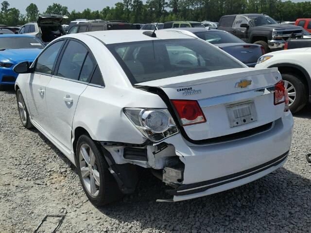 1G1PE5SB5F7100146 - 2015 CHEVROLET CRUZE LT WHITE photo 3