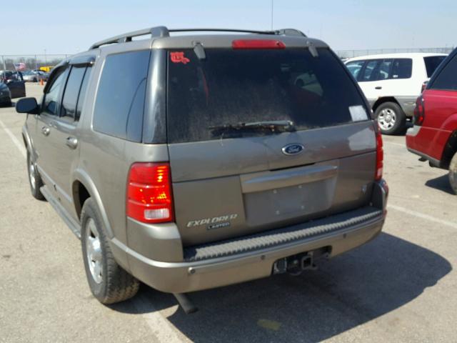 1FMDU75W92UD48947 - 2002 FORD EXPLORER L TAN photo 3