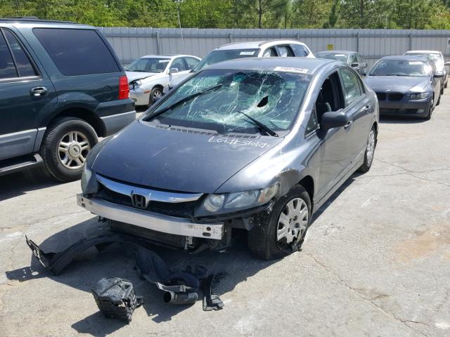 2HGFA1F35AH516884 - 2010 HONDA CIVIC VP GRAY photo 2