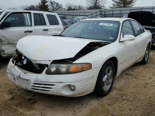 1G2HX54K614193860 - 2001 PONTIAC BONNEVILLE WHITE photo 2