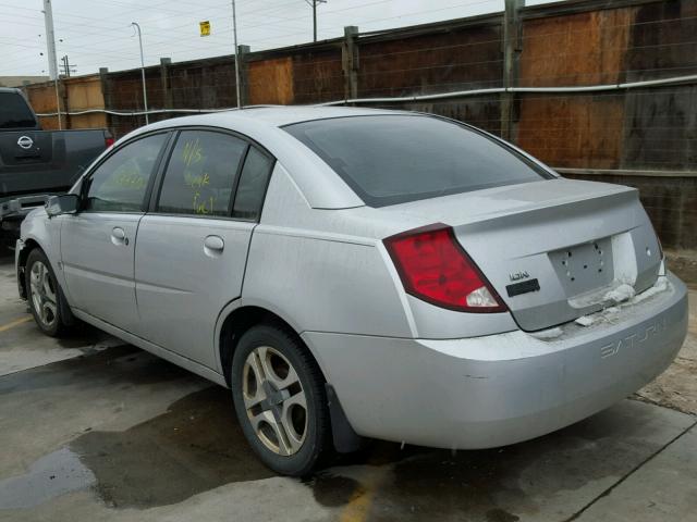 1G8AL52F04Z102517 - 2004 SATURN ION LEVEL SILVER photo 3