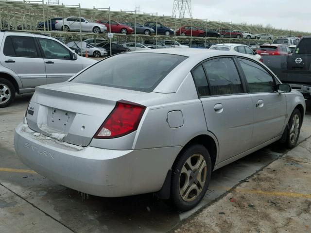 1G8AL52F04Z102517 - 2004 SATURN ION LEVEL SILVER photo 4