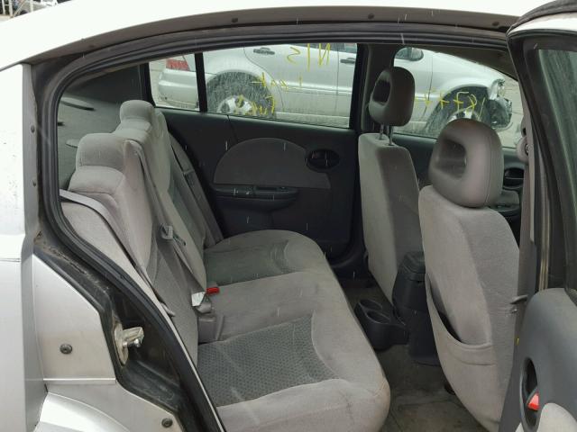 1G8AL52F04Z102517 - 2004 SATURN ION LEVEL SILVER photo 6