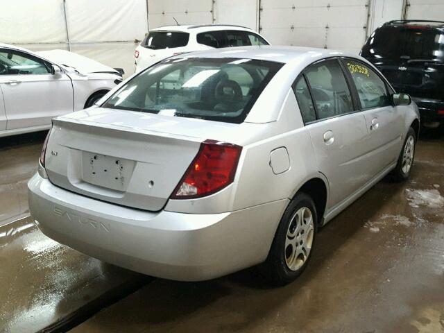 1G8AJ54F64Z174079 - 2004 SATURN ION LEVEL SILVER photo 4
