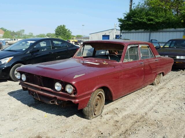 4F42F237335 - 1964 FORD FAIRLANE BURGUNDY photo 2