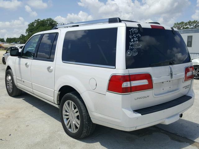 5LMFL27589EJ01679 - 2009 LINCOLN NAVIGATOR WHITE photo 3