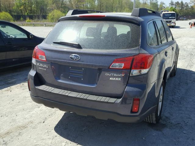 4S4BRBAC4E3235991 - 2014 SUBARU OUTBACK 2. BLUE photo 4