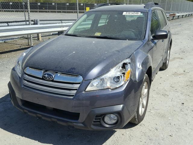 4S4BRBAC4E3235991 - 2014 SUBARU OUTBACK 2. BLUE photo 9