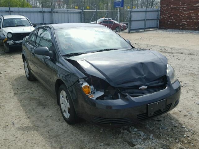 1G1AK18F087265588 - 2008 CHEVROLET COBALT LS BLACK photo 1