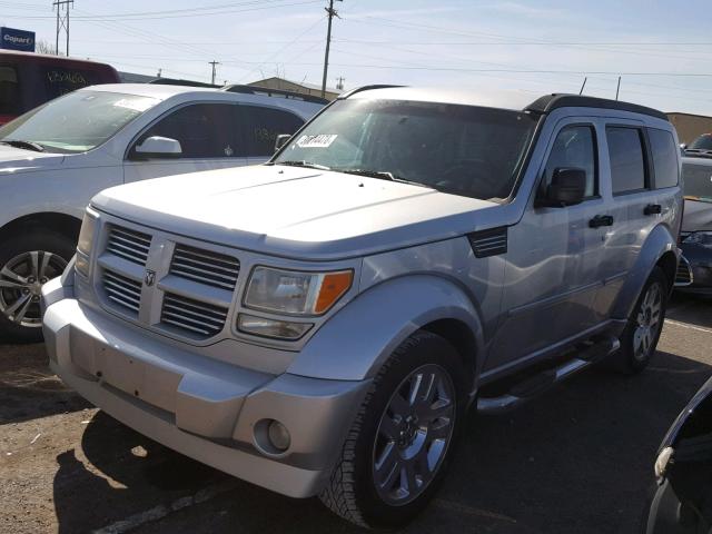 1D8GT58607W724646 - 2007 DODGE NITRO R/T SILVER photo 2