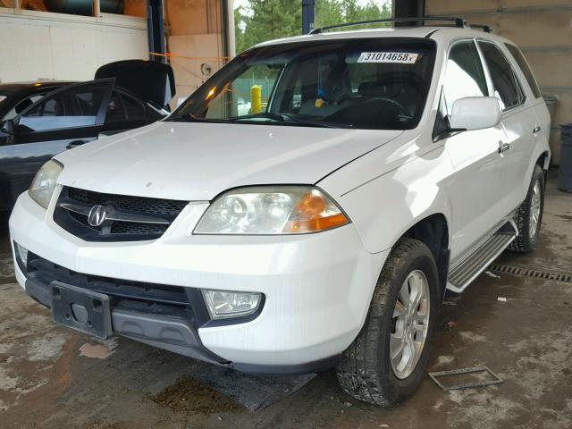 2HNYD18703H514701 - 2003 ACURA MDX TOURIN WHITE photo 2