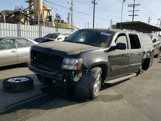 1GNSCJE06CR168960 - 2012 CHEVROLET SUBURBAN C BLACK photo 2