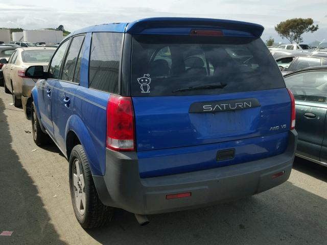 5GZCZ63414S849132 - 2004 SATURN VUE BLUE photo 3