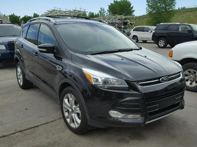 1FMCU0JX6EUB96731 - 2014 FORD ESCAPE BLACK photo 1