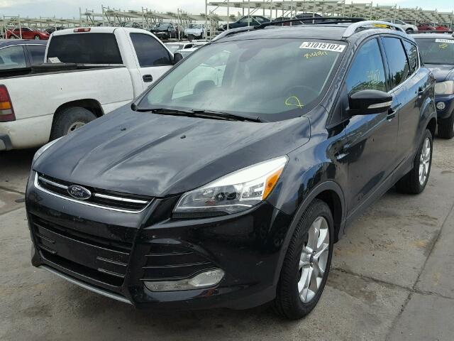 1FMCU0JX6EUB96731 - 2014 FORD ESCAPE BLACK photo 2