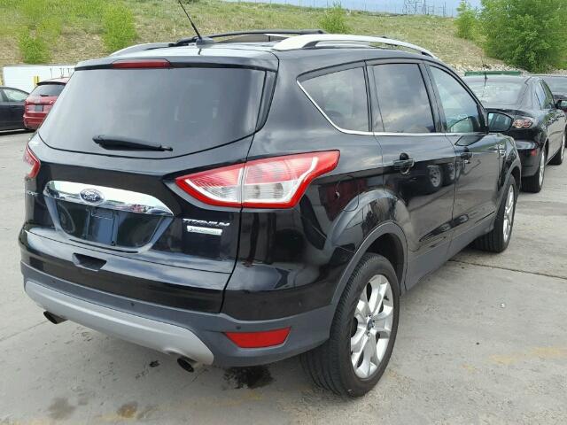 1FMCU0JX6EUB96731 - 2014 FORD ESCAPE BLACK photo 4