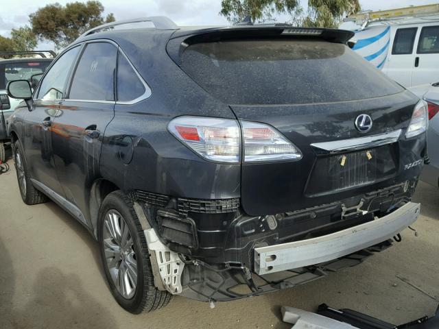 JTJBC1BA2B2422691 - 2011 LEXUS RX 450 GRAY photo 3