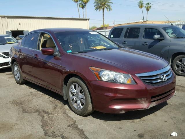 1HGCP2F41BA047003 - 2011 HONDA ACCORD LXP MAROON photo 1