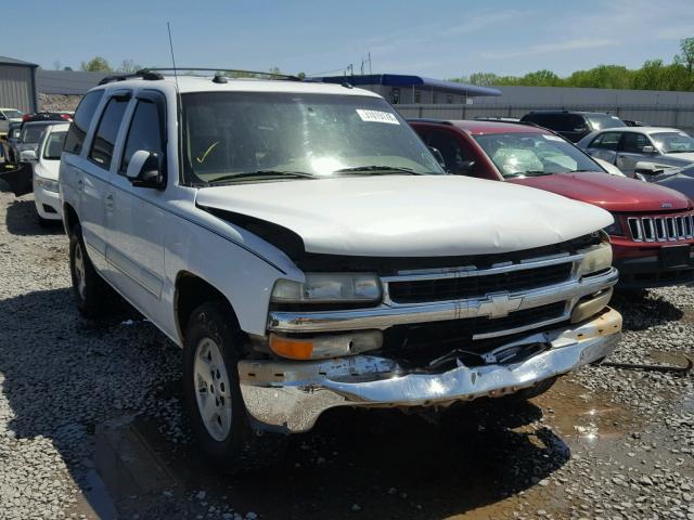 1GNEC13T65R130920 - 2005 CHEVROLET TAHOE C150 WHITE photo 1