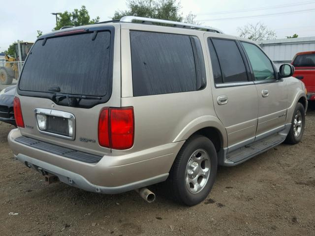 5LMEU27R51LJ26793 - 2001 LINCOLN NAVIGATOR TAN photo 4