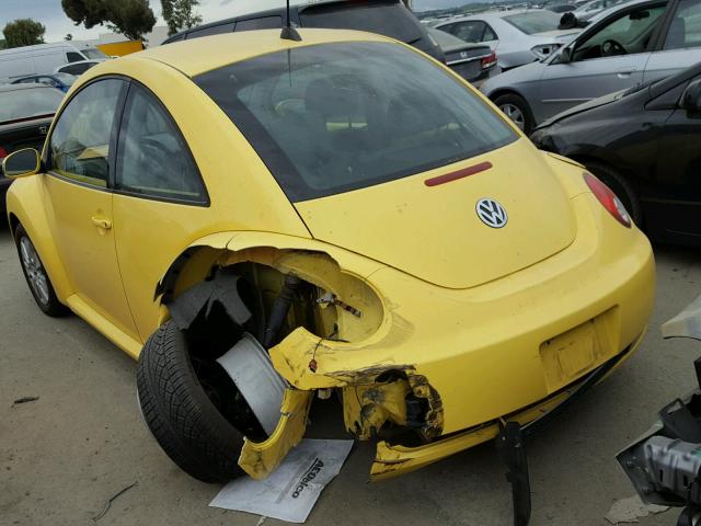 3VWPG31C08M520676 - 2008 VOLKSWAGEN NEW BEETLE 黄色 照片 3