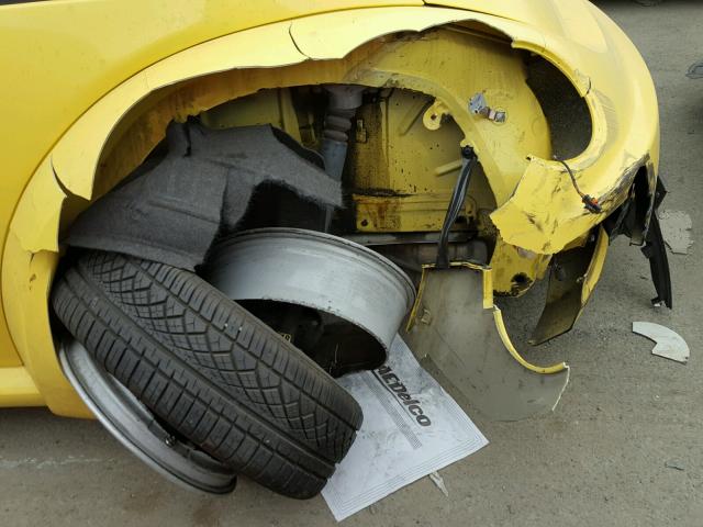 3VWPG31C08M520676 - 2008 VOLKSWAGEN NEW BEETLE YELLOW photo 9