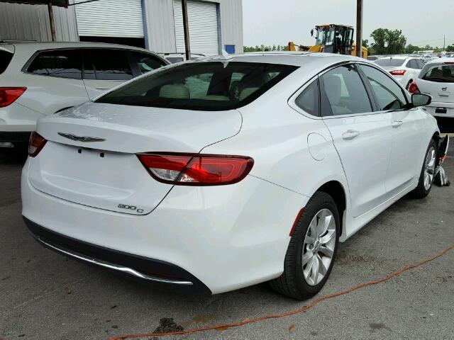 1C3CCCCB7GN146450 - 2016 CHRYSLER 200 WHITE photo 4