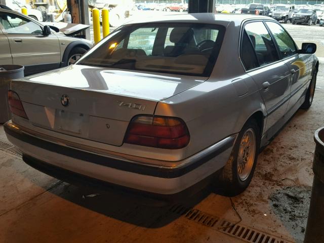 WBAGF8323VDL49062 - 1997 BMW 740 I AUTO SILVER photo 4