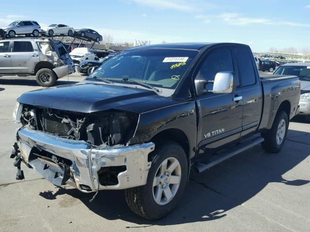 1N6AA06B47N233013 - 2007 NISSAN TITAN XE BLACK photo 2