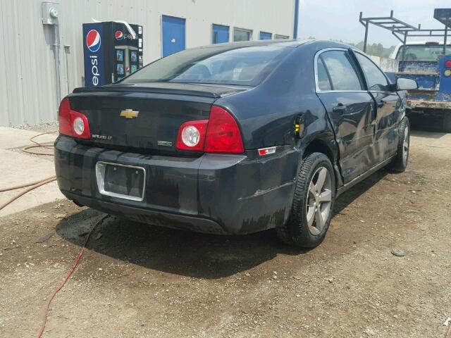 1G1ZC5EU9BF377054 - 2011 CHEVROLET MALIBU 1LT BLACK photo 4