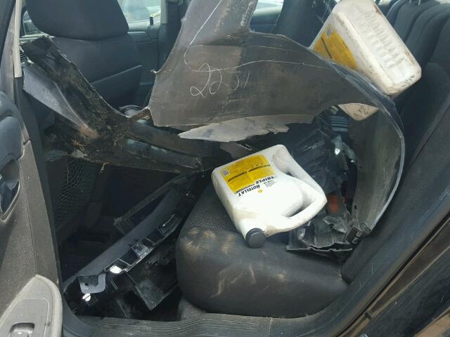 1G1ZC5EU9BF377054 - 2011 CHEVROLET MALIBU 1LT BLACK photo 6