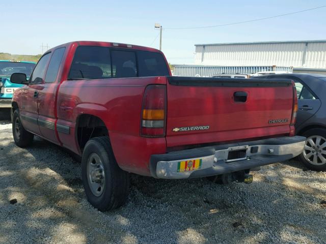 1GCFC29U4YE415257 - 2000 CHEVROLET SILVERADO RED photo 3