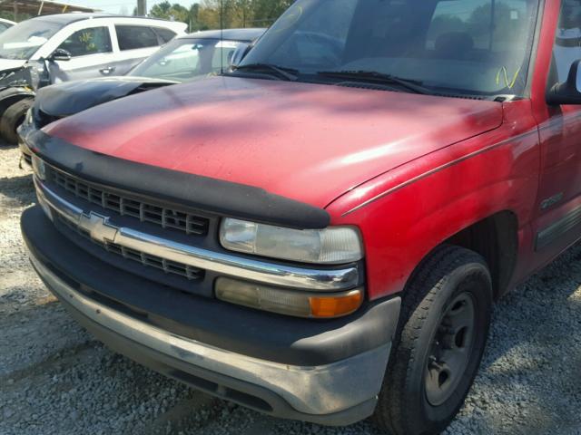 1GCFC29U4YE415257 - 2000 CHEVROLET SILVERADO RED photo 9