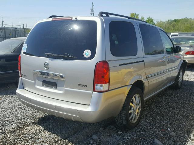 5GADV23L86D120328 - 2006 BUICK TERRAZA CX SILVER photo 4