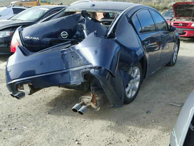 1N4BA41E98C815515 - 2008 NISSAN MAXIMA SE BLUE photo 4