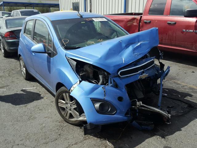 KL8CD6S92EC548726 - 2014 CHEVROLET SPARK 1LT BLUE photo 1