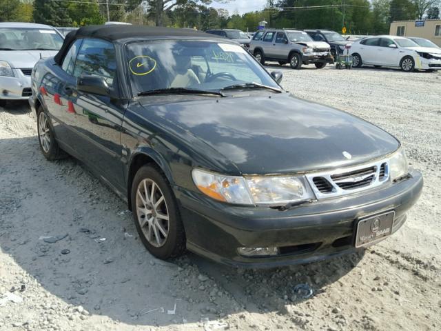 YS3DF78K437001168 - 2003 SAAB 9-3 SE GREEN photo 1