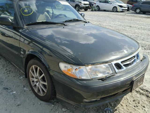 YS3DF78K437001168 - 2003 SAAB 9-3 SE GREEN photo 9