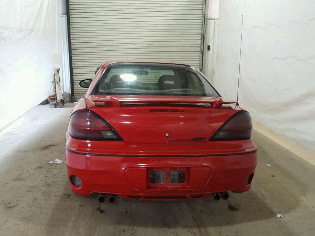 1G2NW52E73C208863 - 2003 PONTIAC GRAND AM G RED photo 9