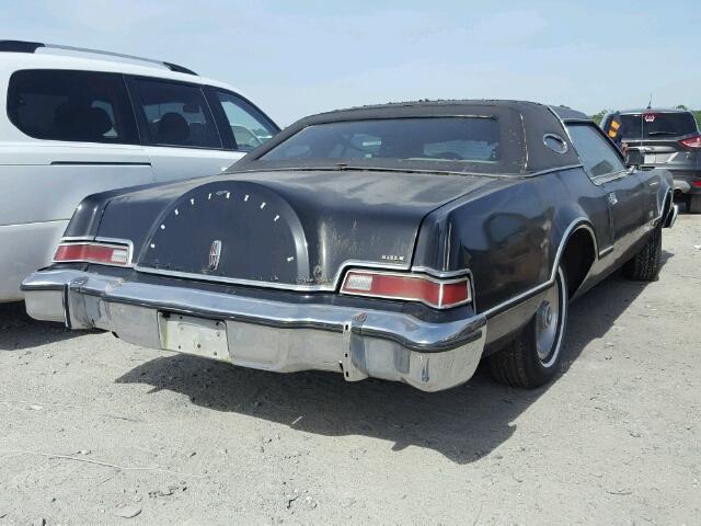 6Y89A868658 - 1973 LINCOLN CONTINITAL BLACK photo 4