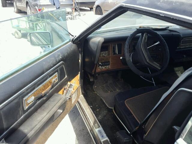 6Y89A868658 - 1973 LINCOLN CONTINITAL BLACK photo 9