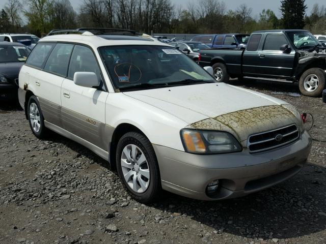 4S3BH686017659850 - 2001 SUBARU LEGACY OUT WHITE photo 1