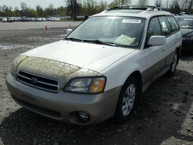 4S3BH686017659850 - 2001 SUBARU LEGACY OUT WHITE photo 2