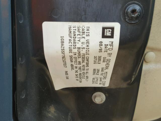 1G8AZ55F76Z127217 - 2006 SATURN ION LEVEL მწვანე ფოტო 10