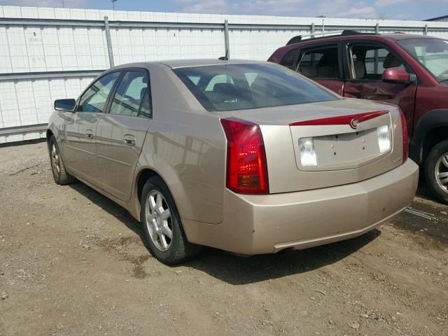 1G6DM56TX50228036 - 2005 CADILLAC CTS GOLD photo 3