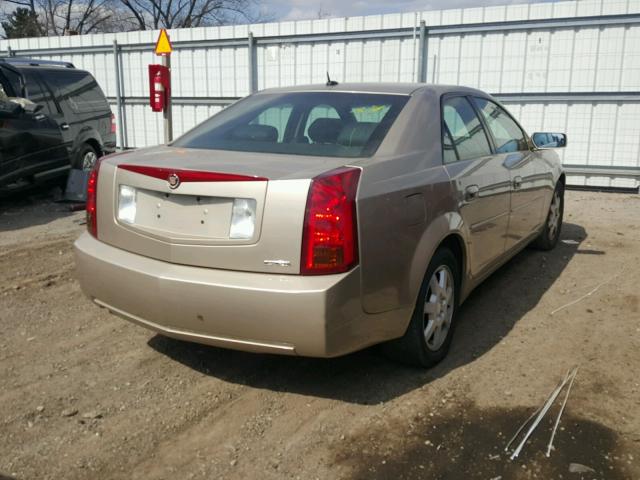 1G6DM56TX50228036 - 2005 CADILLAC CTS GOLD photo 4